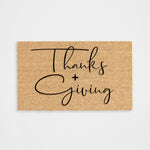 Thanksgiving Script Doormat