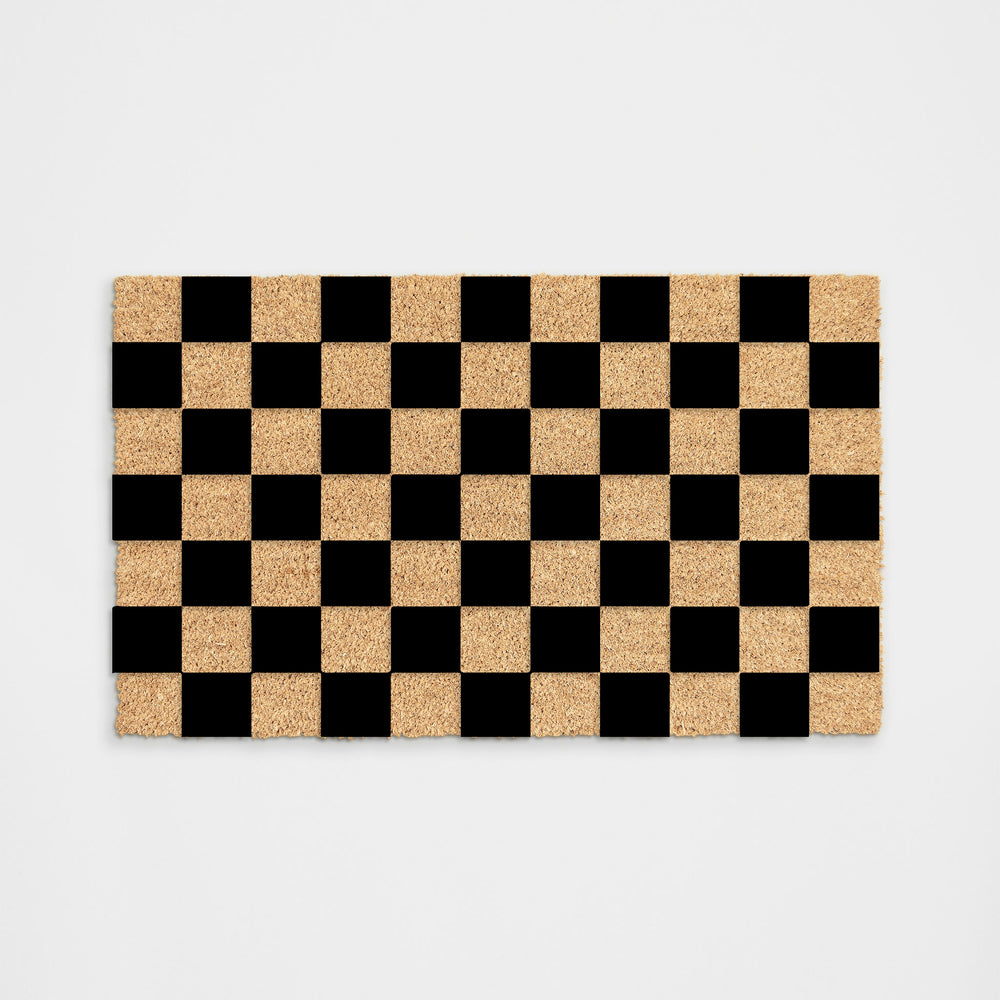Checker Pattern Doormat