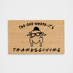 Friendsgiving Holiday Thanksgiving Door Mat
