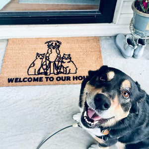 Custom Pet Sketch Doormat