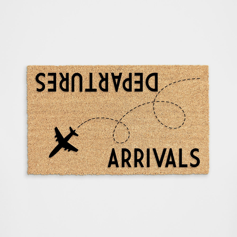 Arrivals Departures Doormat