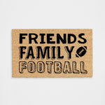 Friends Family Football Doormat