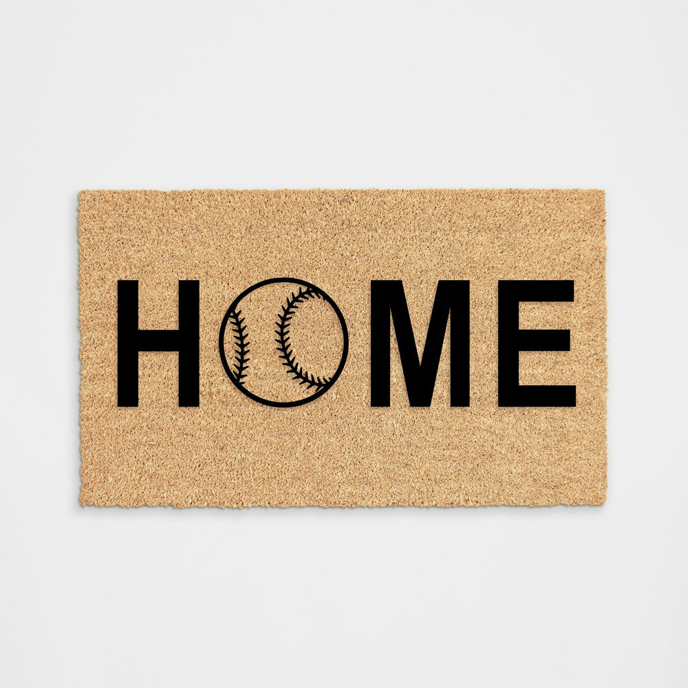 Home Baseball Doormat