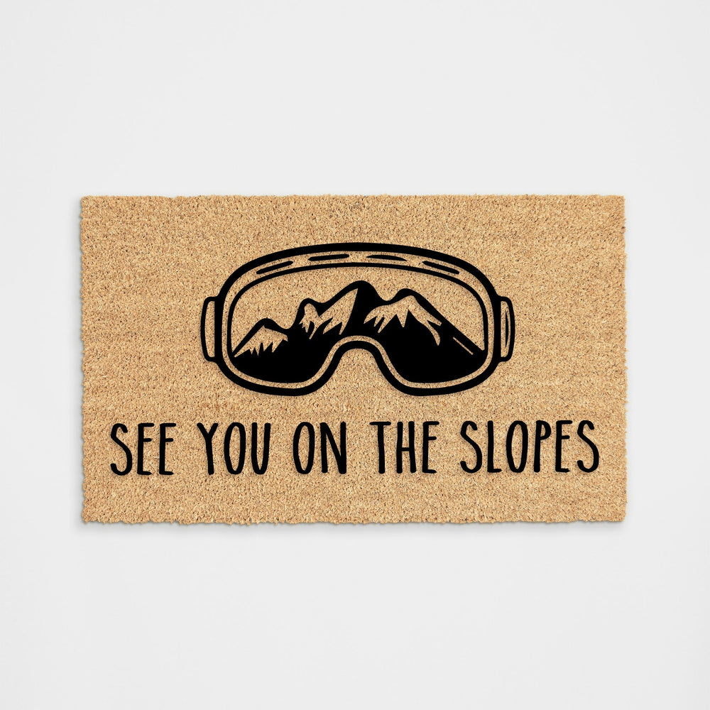 See You On The Slopes Doormat