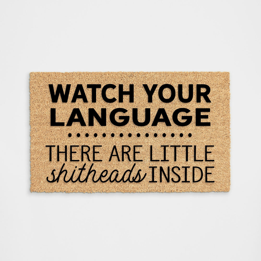 Watch Your Language Doormat