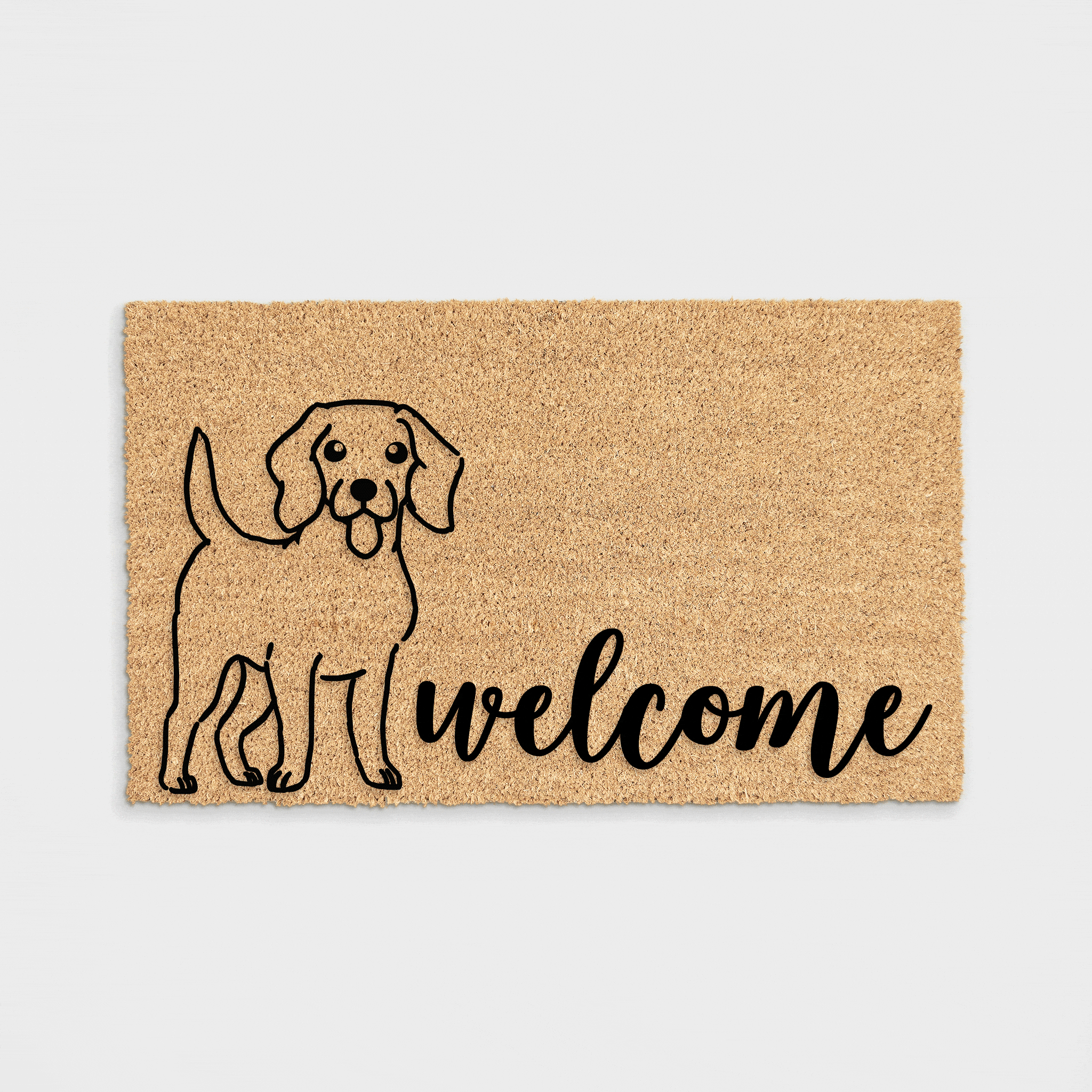 Hope You Like Golden Retriever Dogs Welcome Mat, Perfect Gift for Dog