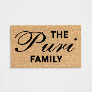 
            
                Load image into Gallery viewer, Personalized Family Name Doormat
            
        