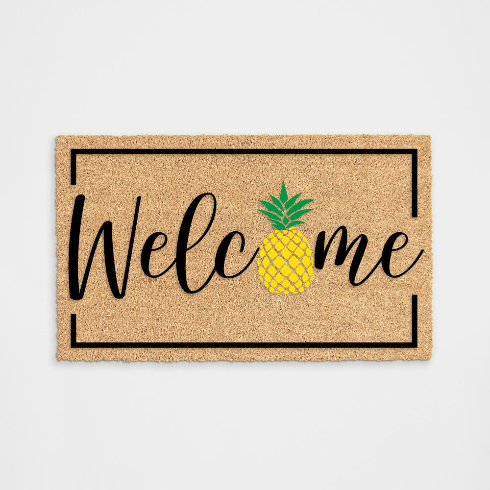 Welcome Pineapple Doormat