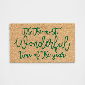 It's the Most Wonderful Time of the Year Doormat