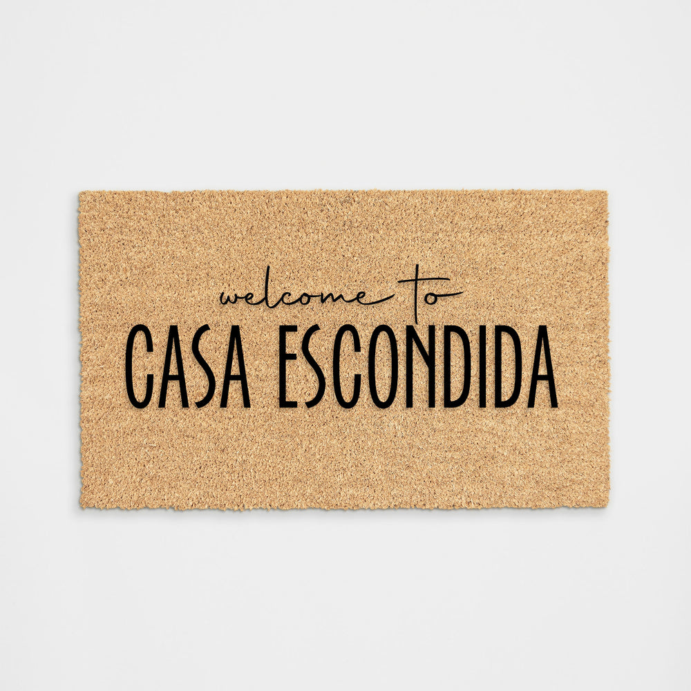 Welcome to Casa Personalized Family Name Doormat