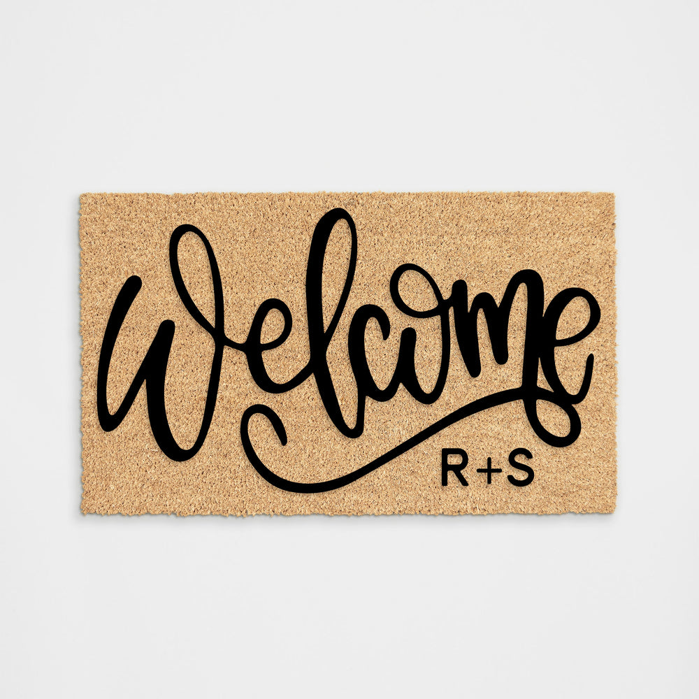 
            
                Load image into Gallery viewer, Personalized Initials Welcome Doormat
            
        