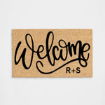 Personalized Initials Welcome Doormat
