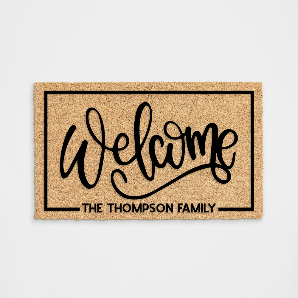 
            
                Load image into Gallery viewer, Welcome Personalized Family Name Doormat
            
        