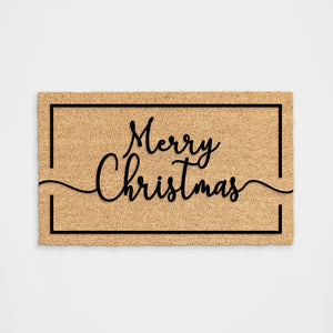 
            
                Load image into Gallery viewer, Merry Christmas Script Doormat
            
        
