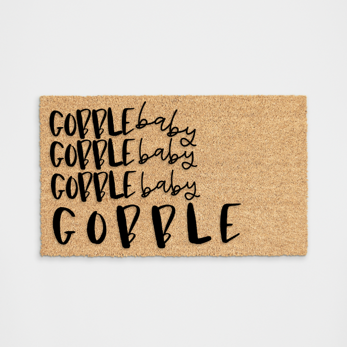 Funny Holiday Thanksgiving Doormat DeCoir Doormat DeCoir