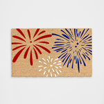 Fourth of July Fireworks Doormat