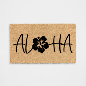 Aloha Orchid Doormat