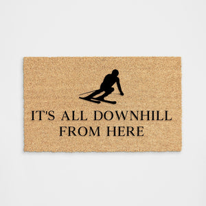 
            
                Load image into Gallery viewer, Downhill Skiing Doormat
            
        