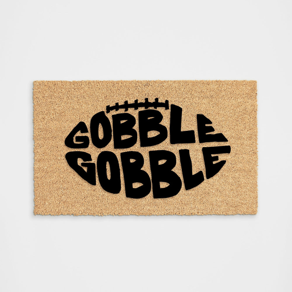 Football Gobble Doormat
