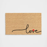 Love Red Heart Doormat