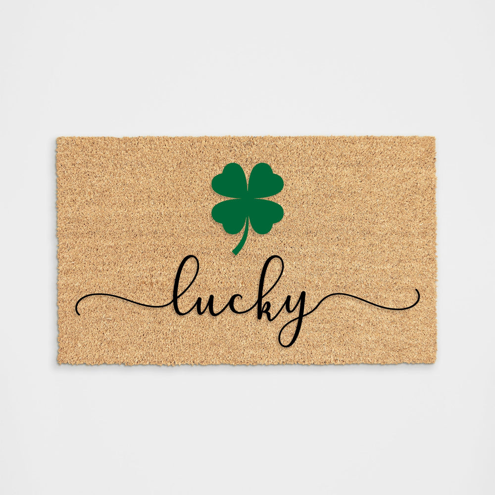 
            
                Load image into Gallery viewer, Lucky Shamrock Doormat
            
        