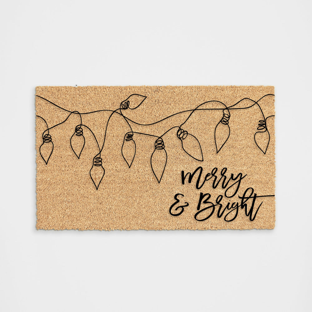 
            
                Load image into Gallery viewer, Merry &amp;amp; Bright Doormat
            
        