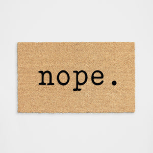 nope. Doormat