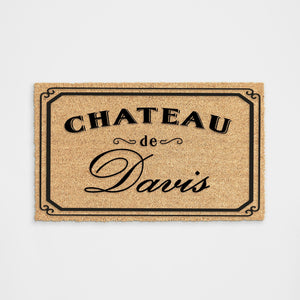 
            
                Load image into Gallery viewer, Personalized Chateau De Border Doormat
            
        