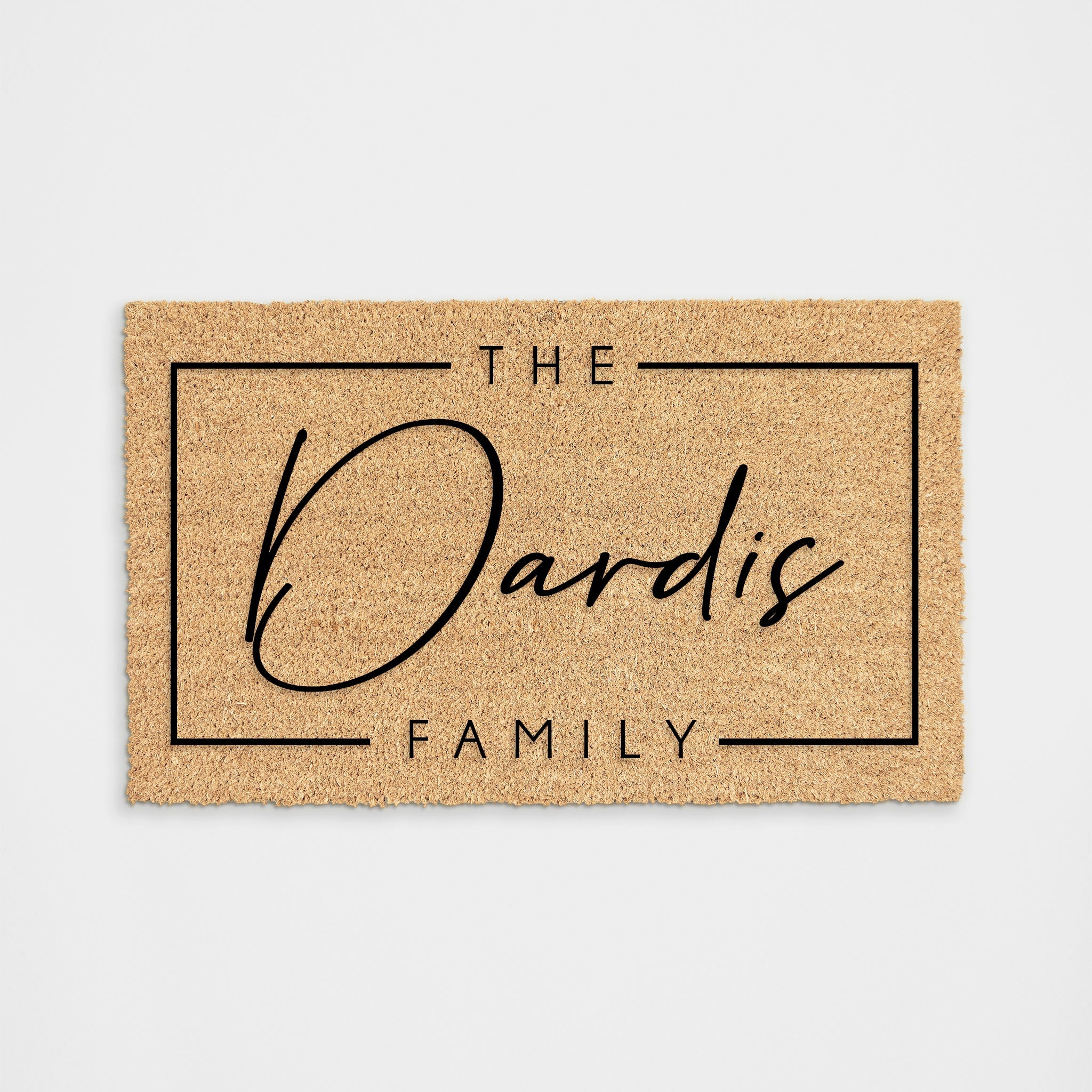 Personalized Family Doormat Doormat DeCoir Doormat DeCoir