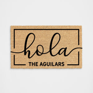 
            
                Load image into Gallery viewer, Personalized Hola Border Doormat
            
        