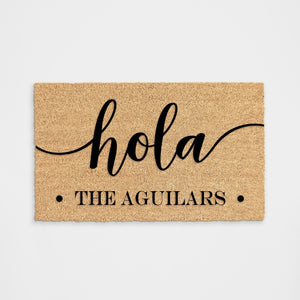 
            
                Load image into Gallery viewer, Personalized Hola Doormat
            
        
