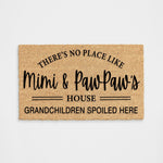 Personalized No Place Like Grandparents Doormat