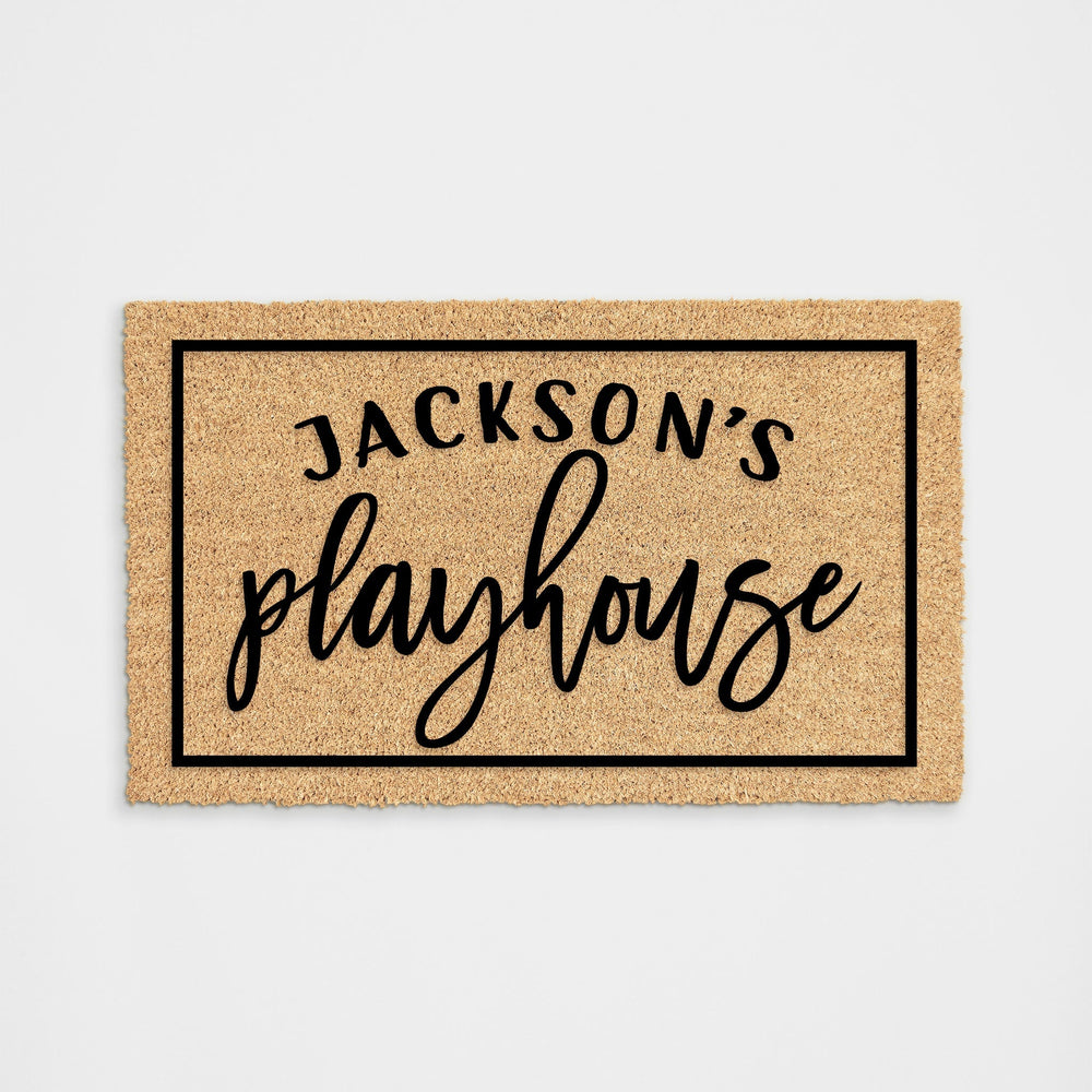 Personalized Playhouse Doormat