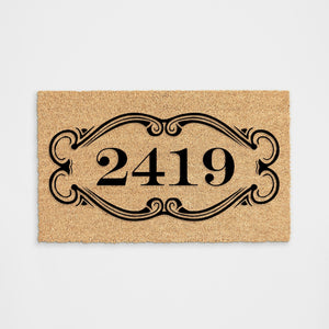 Personalized Regal Address Doormat