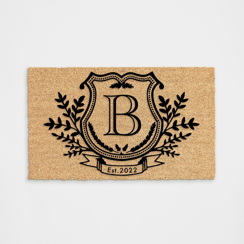 
            
                Load image into Gallery viewer, Personalized Regal Frame Monogram Doormat
            
        