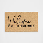 Personalized Welcome Doormat