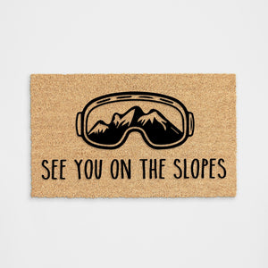 
            
                Load image into Gallery viewer, See You On The Slopes Doormat
            
        