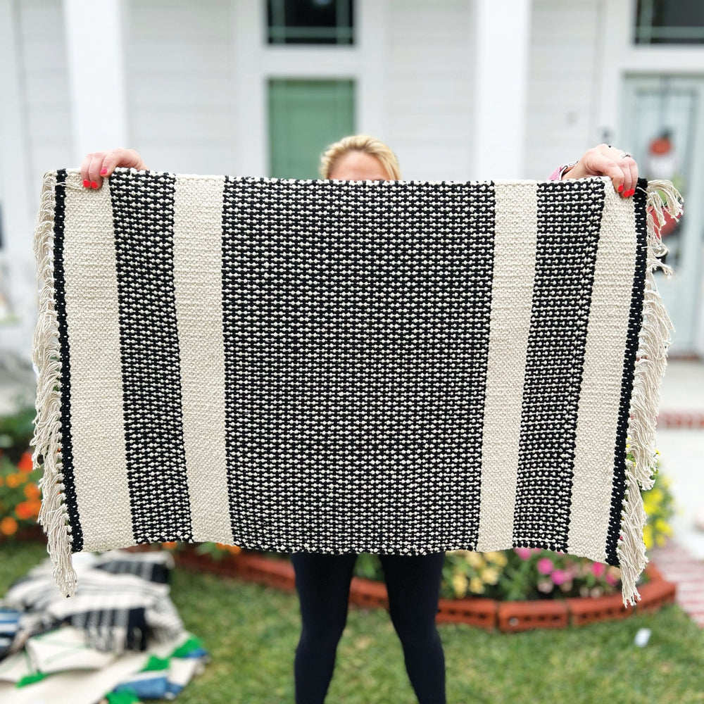 Small Cotton Layering Rug (For 18x30 Doormats)