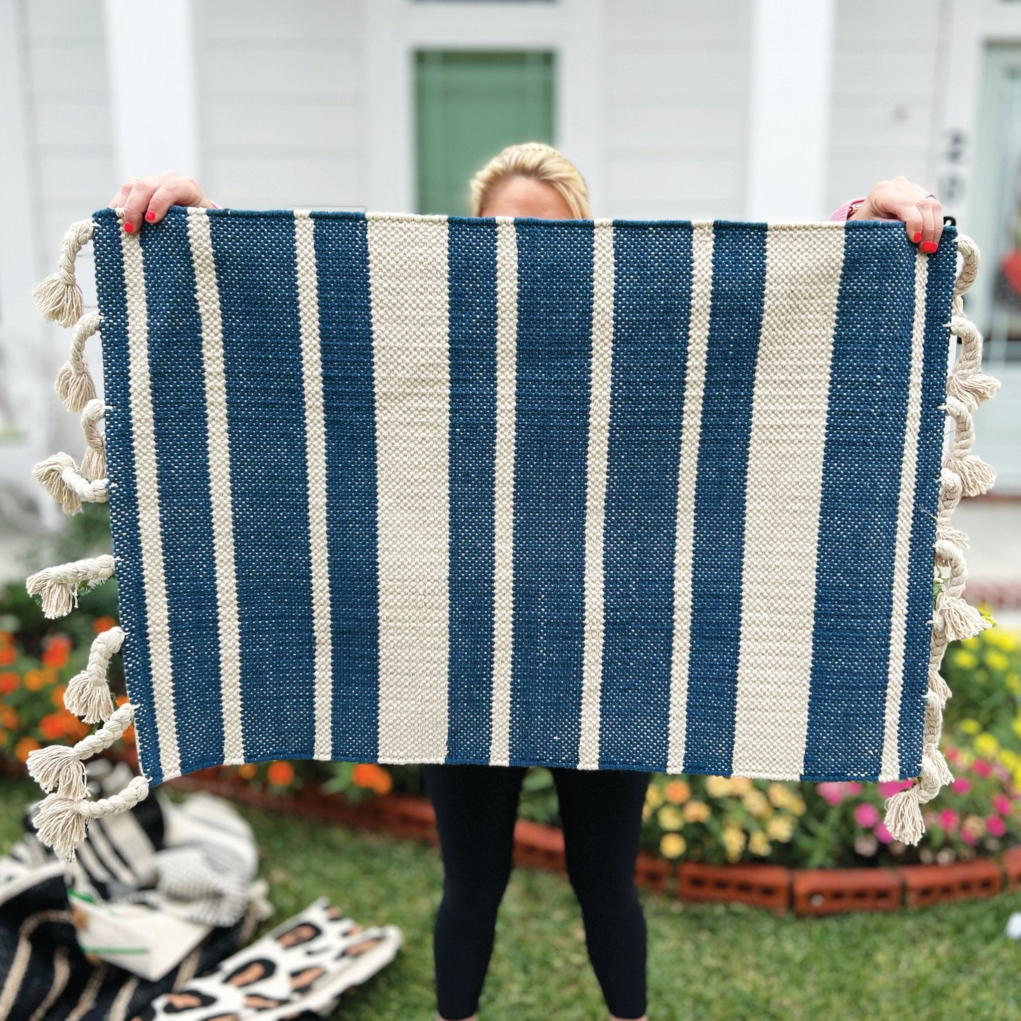 Small Cotton Layering Rug (For 18x30 Doormats) Doormat DeCoir