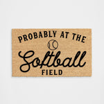 Softball Doormat