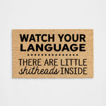 Watch Your Language Doormat