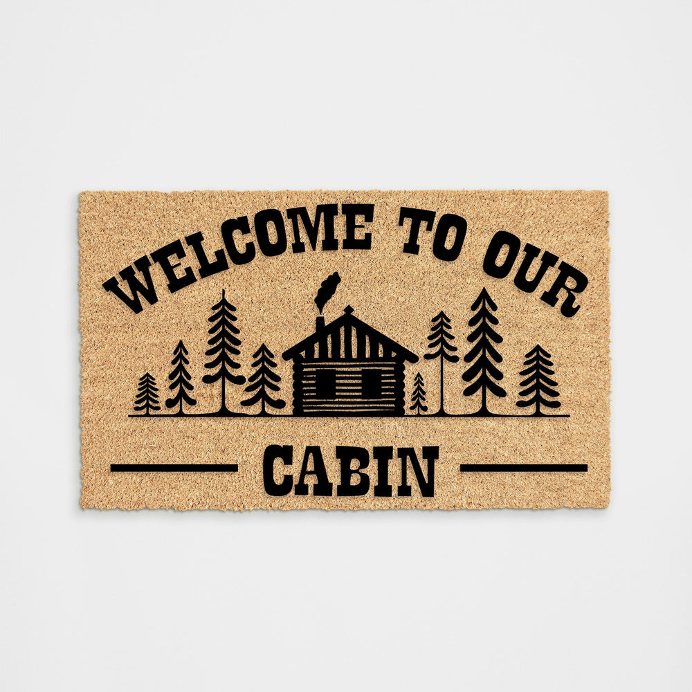 
            
                Load image into Gallery viewer, Welcome To Our Cabin Doormat
            
        