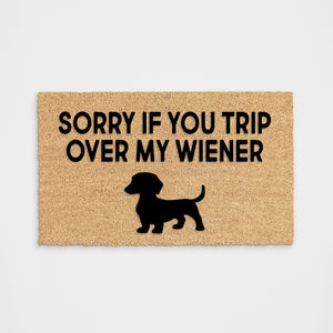 
            
                Load image into Gallery viewer, Wiener Dog Doormat
            
        